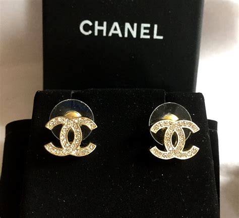 chanel cc earrings replica|Chanel inspired earrings cc.